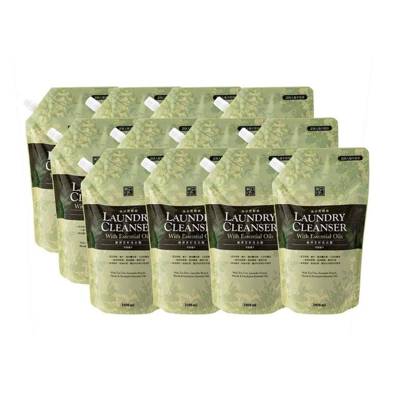香草集 純淨茶籽洗衣補充包箱購組