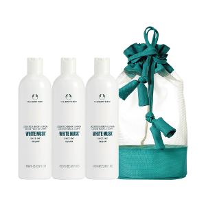 THE BODY SHOP經典白麝香潤膚組白麝香身體潤膚乳400ml
