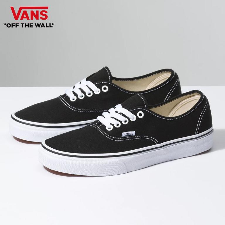 Authentic 男女款黑色滑板鞋