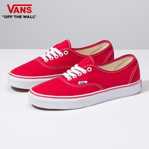 Authentic 男女款紅色滑板鞋