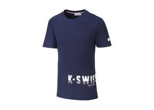 YU測試_K-SWISS 棉質吸排T恤-藍