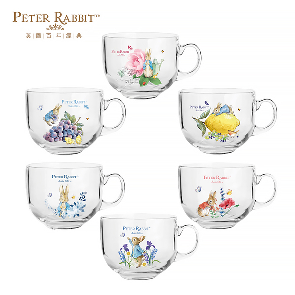 【PETER RABBIT 比得兔】比得兔玻璃湯杯3入組 - 6 款可選 ( 正版授權 )1234567890ABCDEFGHIJKLMNOPQRSTUVWXYZ