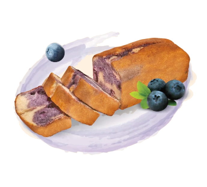 Aunt Stella詩特莉 小藍莓磅蛋糕-冷凍