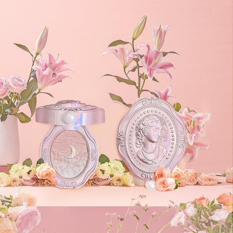 millefee COLORROSE 女王浮雕漸層腮紅-01 甜美的月亮