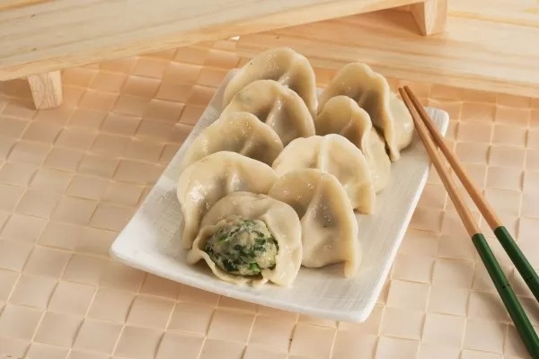 韭菜豬肉水餃10顆